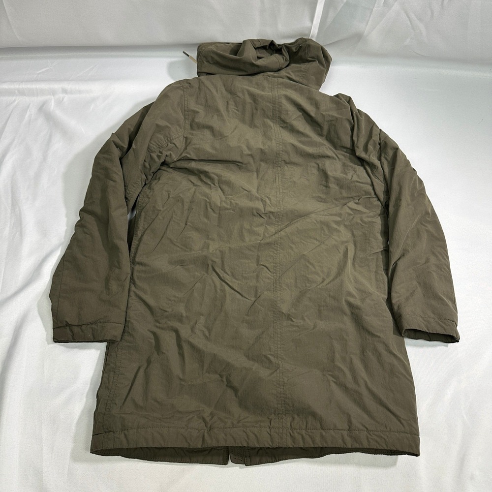 Abercrombie & Fitch Sherpa Lined Field Jacket Olive Green Mens Small Utility - Picture 4 of 6